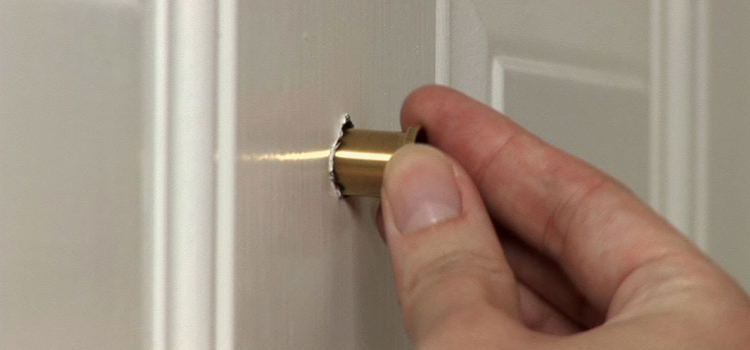 peephole door repair in Bartow
