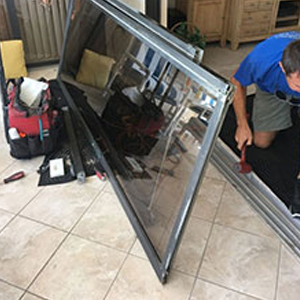 sliding glass door frame repair Bartow